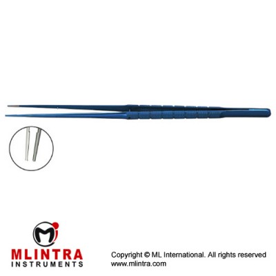 Dual Vascular and Cardiac Tissue Forcp 1.2mm beak nose tips, with 10mm tungsten carbide coated platforms 20cm, 23cm Dual Vascular and Cardiac Tissue Forcp 1.2mm beak nose tips, with 10mm tungsten carbide coated platforms 20cm, 23cm